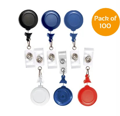 Plastic Clip on Badge Reel