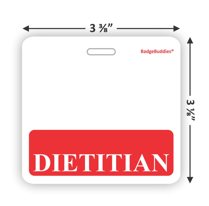 Dietitian Horizontal Badge Buddy