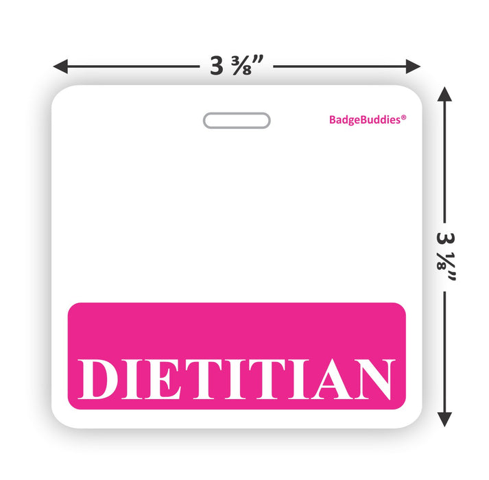 Dietitian Horizontal Badge Buddy