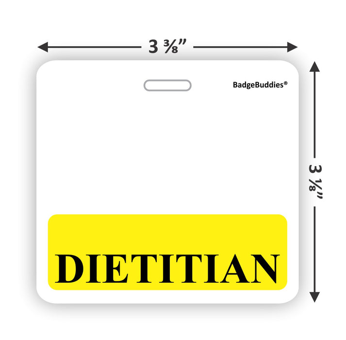 Dietitian Horizontal Badge Buddy