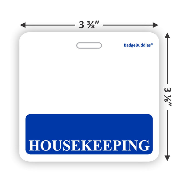 Housekeeping Horizontal Badge Buddy