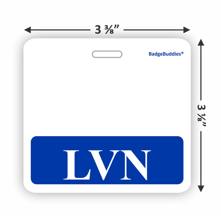 LVN Horizontal Badge Buddy for Licensed Vocational Nurses