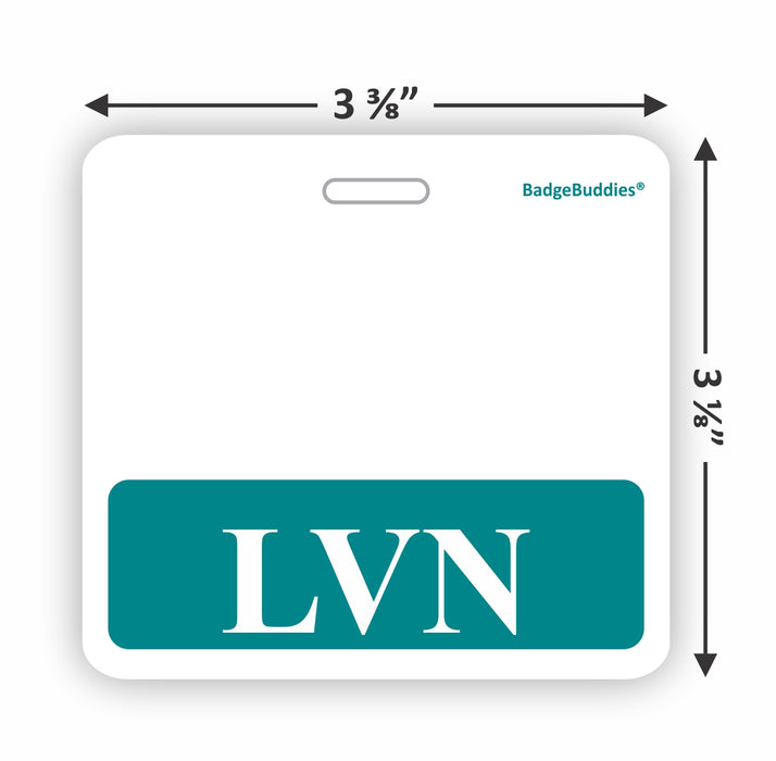 LVN Horizontal Badge Buddy for Licensed Vocational Nurses