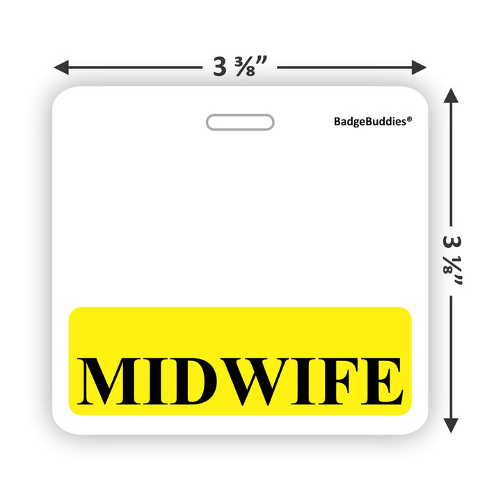 Midwife Horizontal Badge Buddy