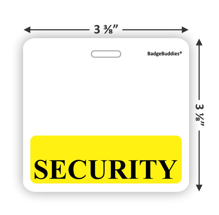 Security Horizontal Badge Buddy