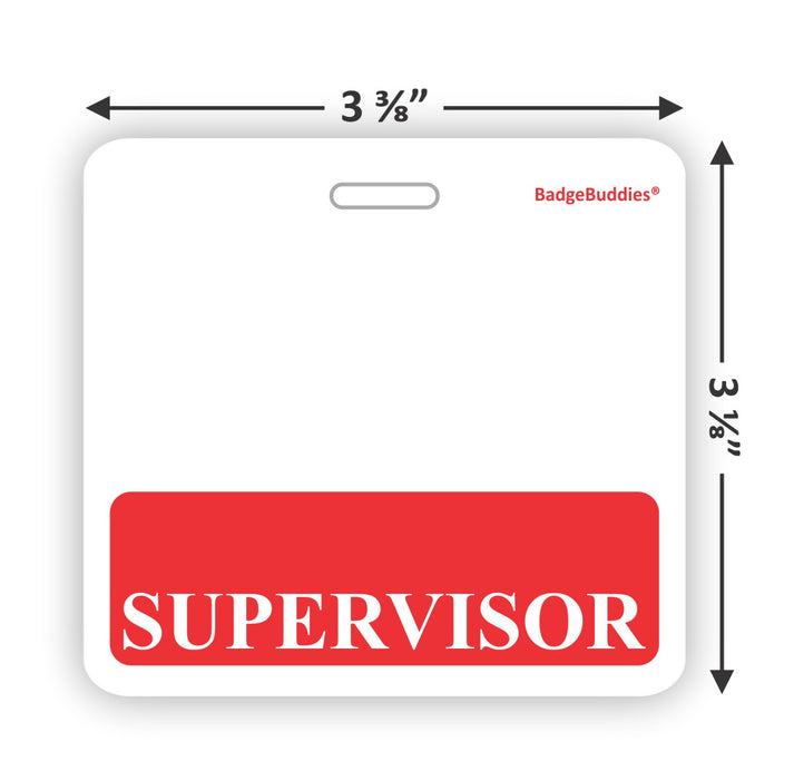 Supervisor Horizontal Badge Buddy
