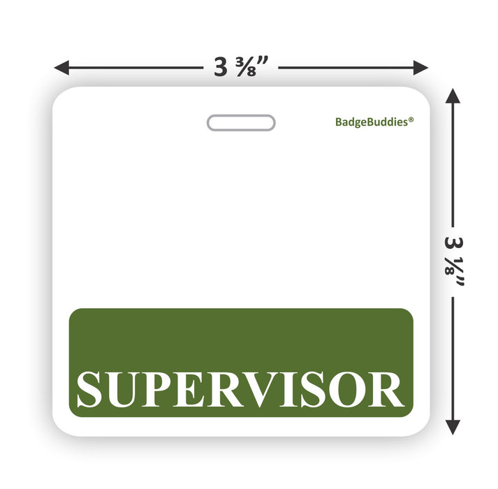 Supervisor Horizontal Badge Buddy
