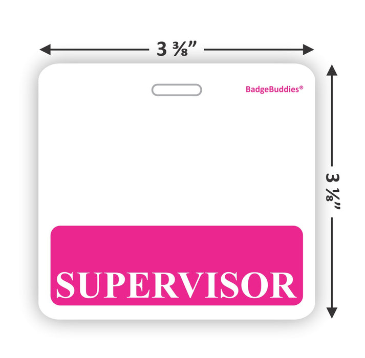 Supervisor Horizontal Badge Buddy