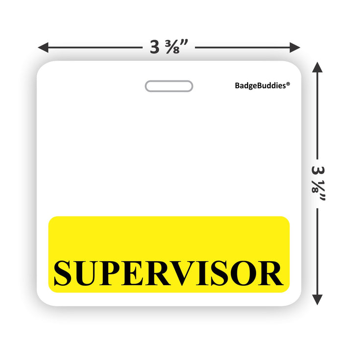 Supervisor Horizontal Badge Buddy