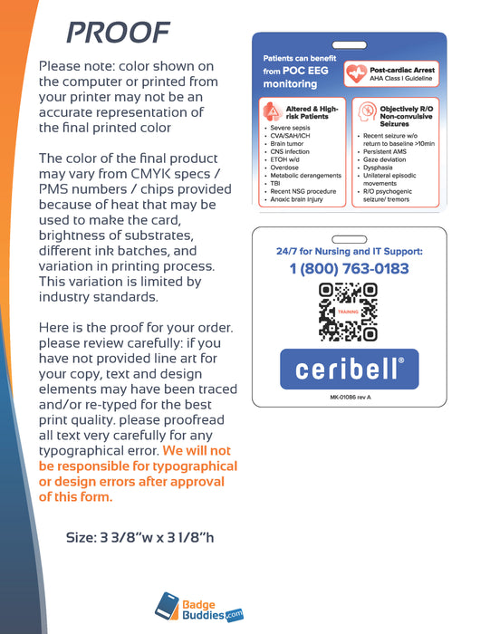 Horizontal Ceribell Design Minimum Order Quantity=15