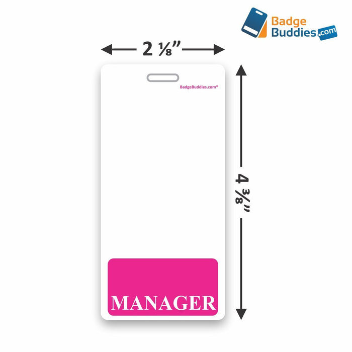 MANAGER Vertical Badge Buddy