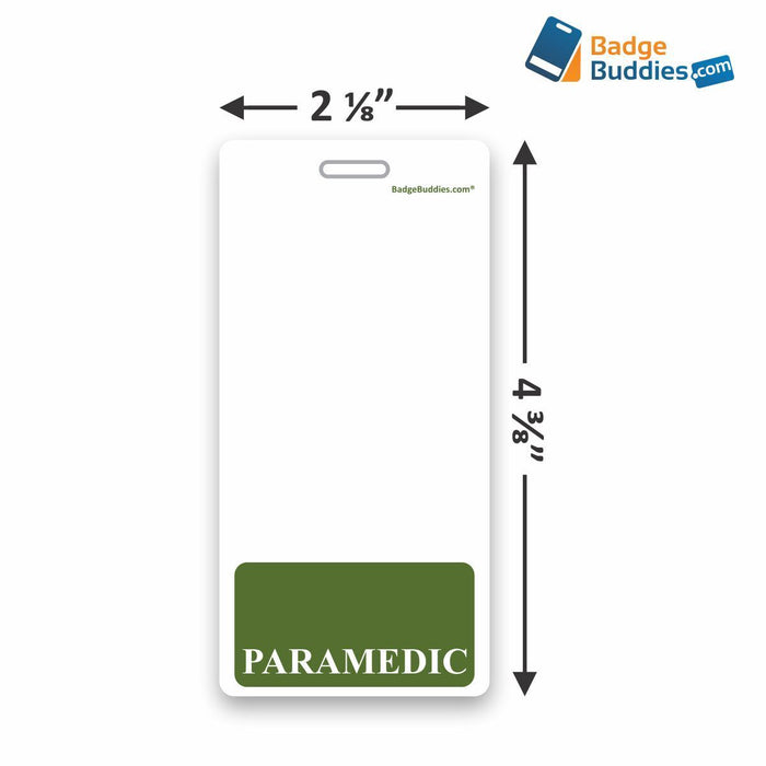 PARAMEDIC Vertical Badge Buddy