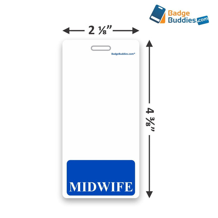 Midwife Vertical Badge Buddy