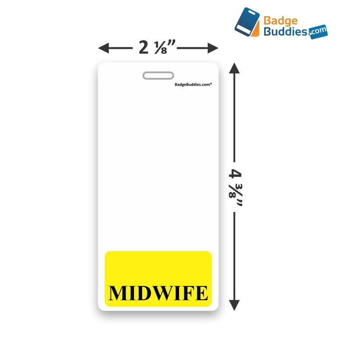 Midwife Vertical Badge Buddy