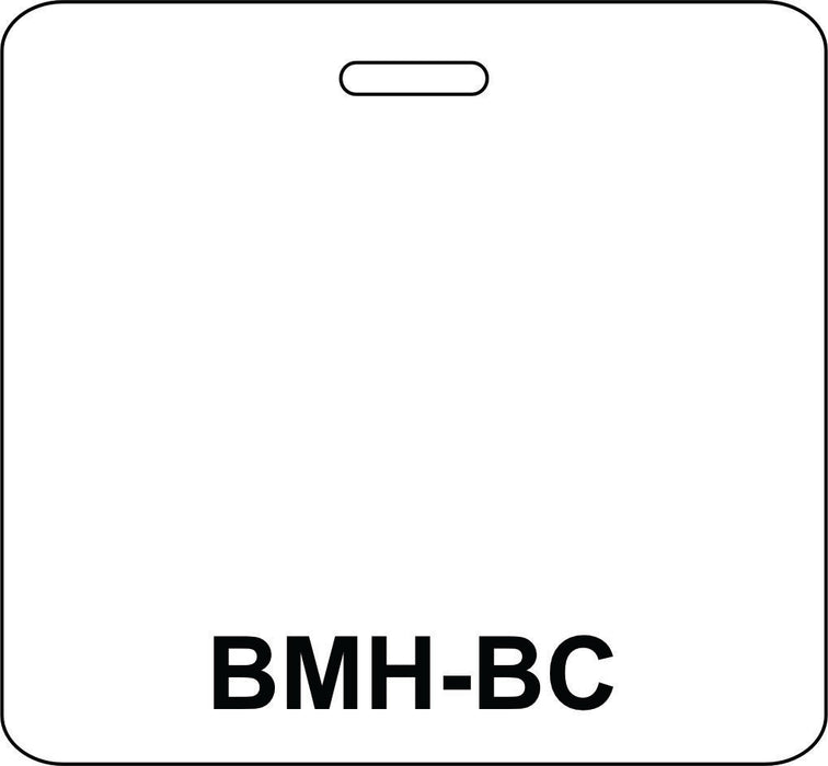 3 3/8" x 3 1/8" Horizontal Double Sided Atrium Health / BMH-BC