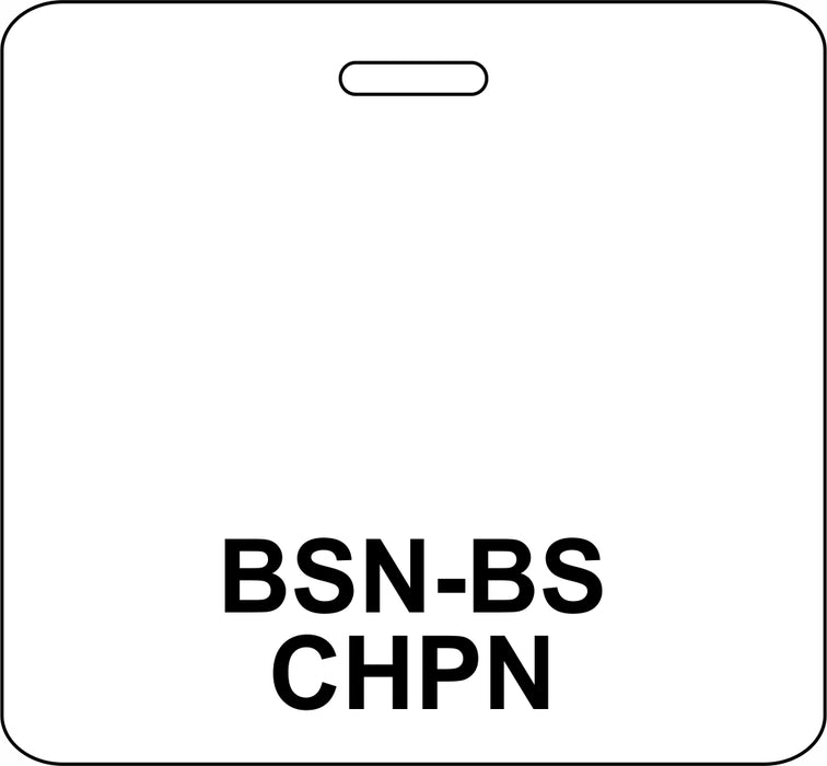 3 3/8" x 3 1/8" Horizontal Double Sided BSN-BS / CHPN