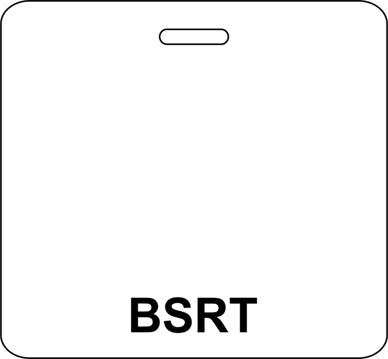 3 3/8" x 3 1/8" Horizontal Double Sided BSRT