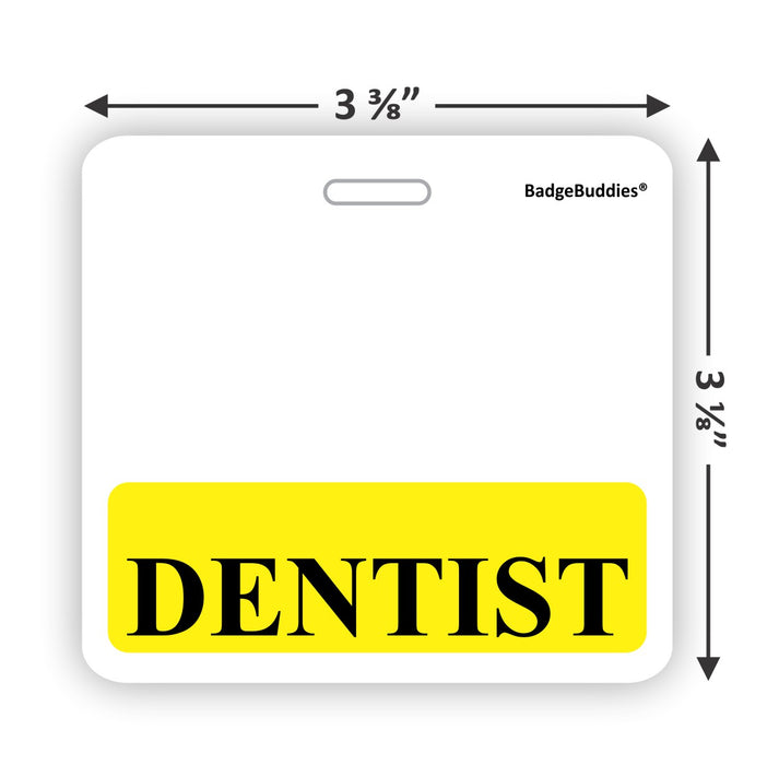 Dentist Horizontal Badge Buddy