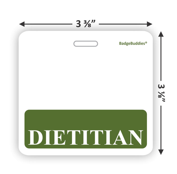 Dietitian Horizontal Badge Buddy