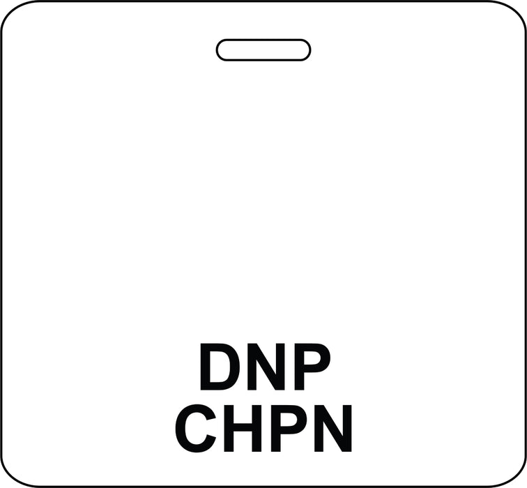 3 3/8" x 3 1/8" Horizontal Double Sided DNP / CHPN