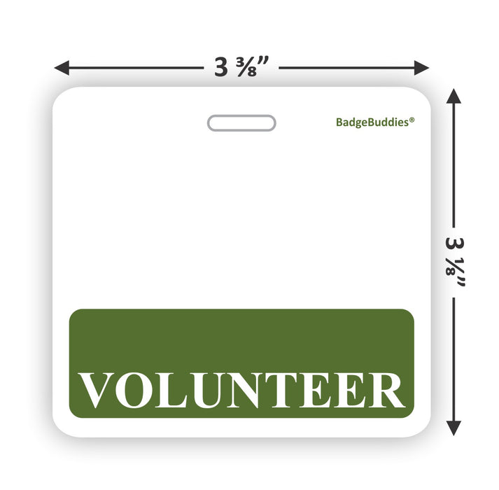 Volunteer Horizontal Badge Buddy