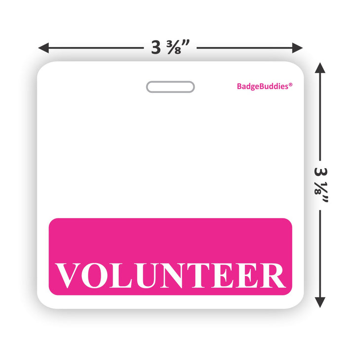 Volunteer Horizontal Badge Buddy