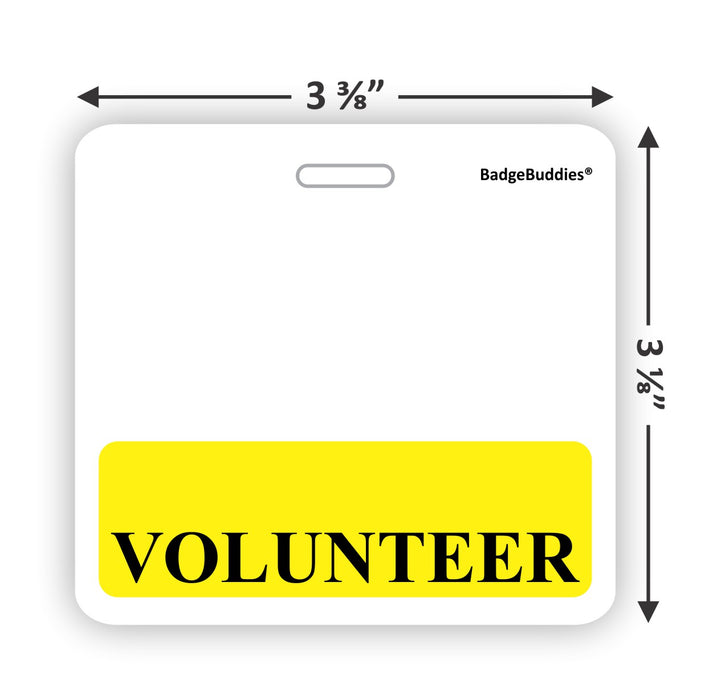 Volunteer Horizontal Badge Buddy