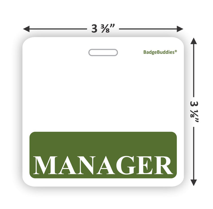 Manager Horizontal Badge Buddy