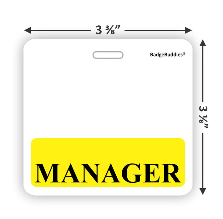 Manager Horizontal Badge Buddy