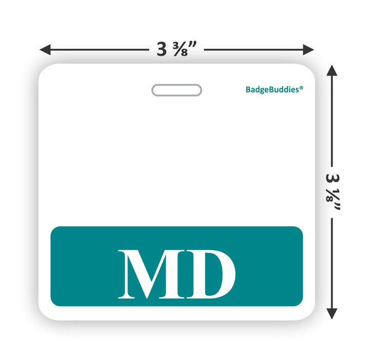 MD Horizontal Badge Buddy for Doctors of Medicine