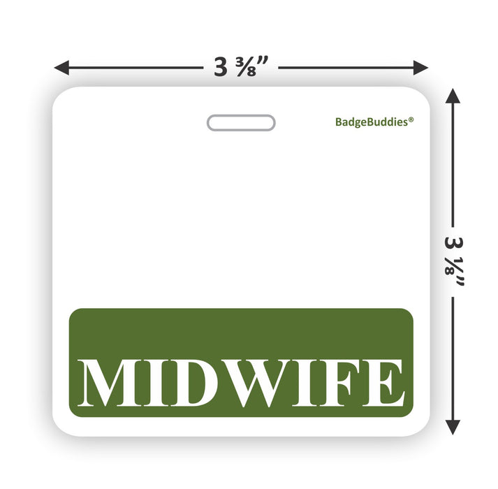 Midwife Horizontal Badge Buddy