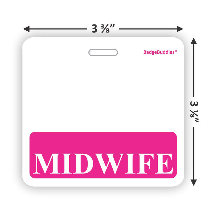 Midwife Horizontal Badge Buddy
