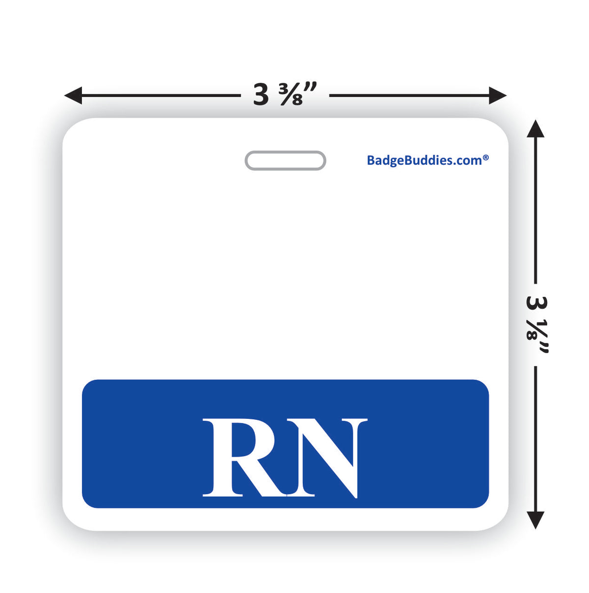 Rn Ract Badge RN Horizontal Badge Buddy for Registered Nurses — BadgeBuddies