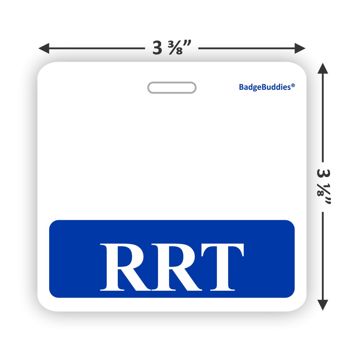 Nbrc Rrt Badge RRT Horizontal Badge Buddy for Registered Respiratory Therapists ...