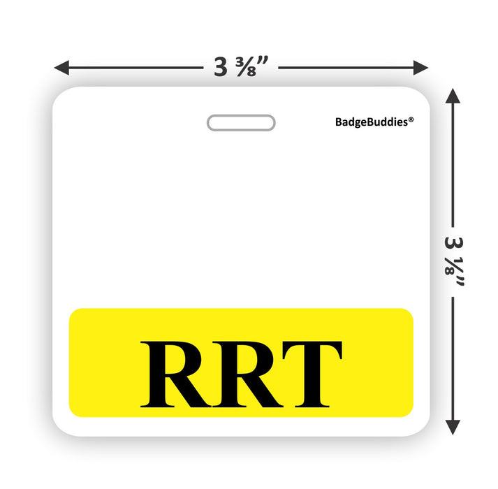 RRT Horizontal Badge Buddy for Registered Respiratory Therapists