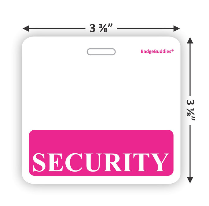 Security Horizontal Badge Buddy