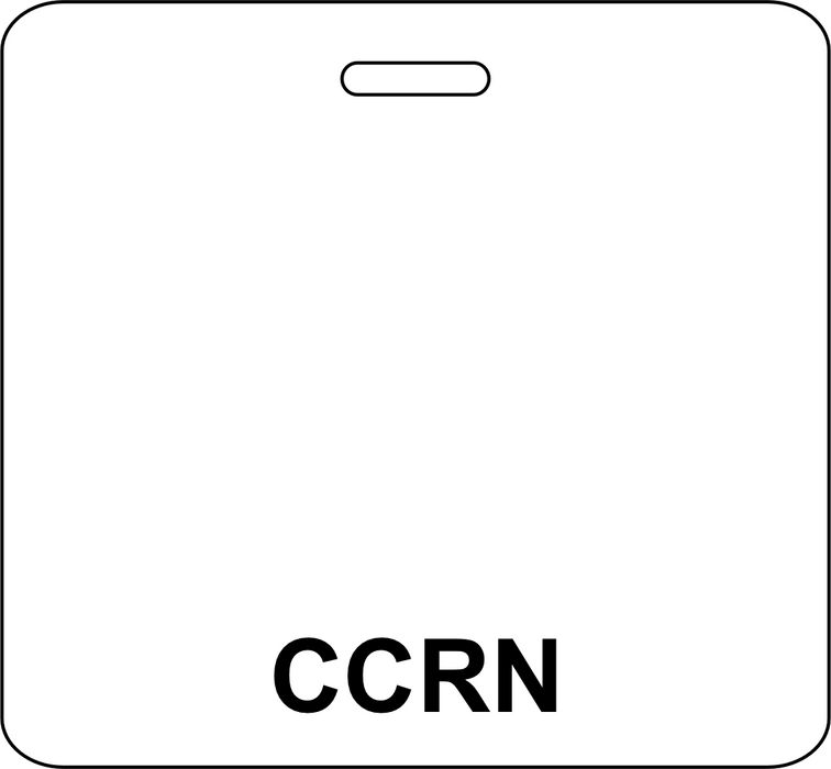 3 3/8" x 3 1/8" Horizontal Double Sided CCRN