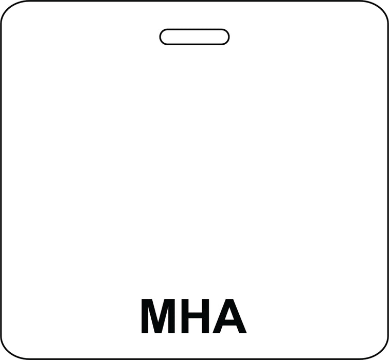 3 3/8" x 3 1/8" Horizontal Double Sided Atrium Health / MHA